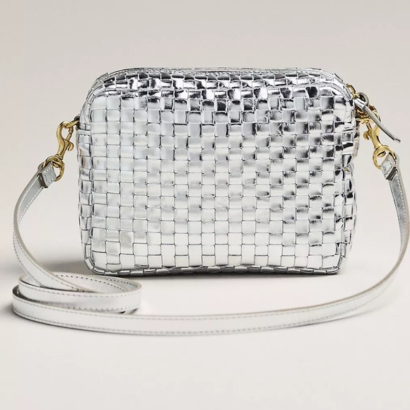 Clare V Silver Specchio Woven Checker NWT - Picture 2 of 8